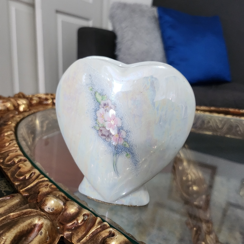 Mini Floral Heart Shaped Vase